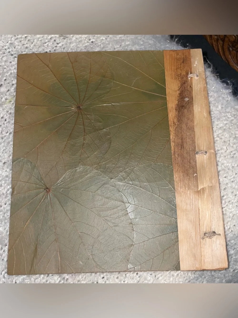 Handmade Hawaii+TurtleScrapbook/Album.  Bamboo, Banana Leaves, Coconuts & More!